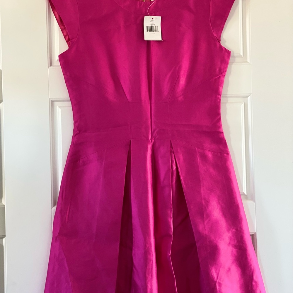 Beautiful bright pink silk Kate Spade dress